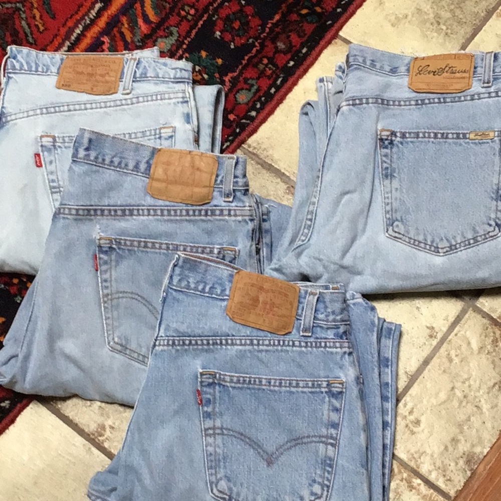 Vintage Levi’s.  ALL 4 as bundle for one price